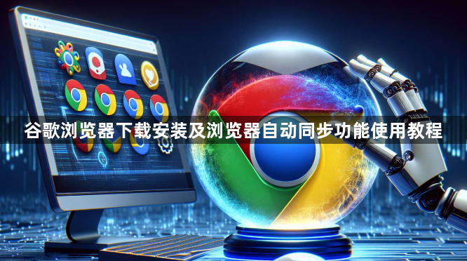谷歌浏览器下载安装及浏览器自动同步功能使用教程1
