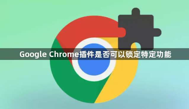 Google Chrome插件是否可以锁定特定功能1