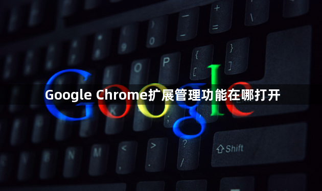 Google Chrome扩展管理功能在哪打开1