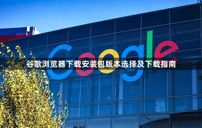 谷歌浏览器下载安装包版本选择及下载指南1