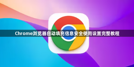 Chrome浏览器自动填充信息安全使用设置完整教程1