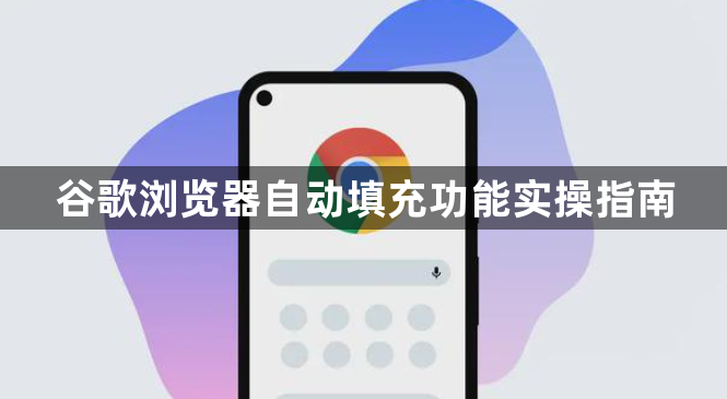 谷歌浏览器自动填充功能实操指南1