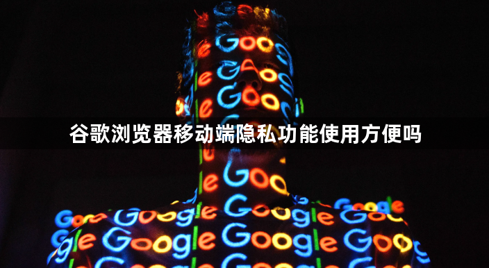 谷歌浏览器移动端隐私功能使用方便吗1