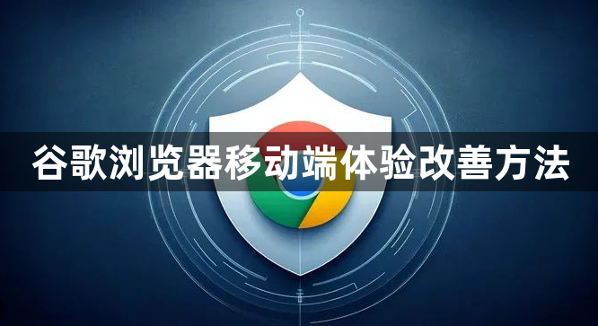 谷歌浏览器移动端体验改善方法1