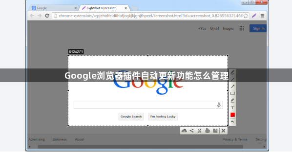 Google浏览器插件自动更新功能怎么管理1