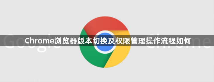 Chrome浏览器版本切换及权限管理操作流程如何1